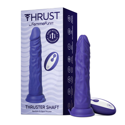 Femme Funn Thruster Shaft - Thrusting Silicone Toy - Purple