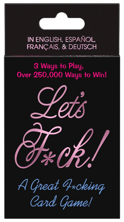 Let's F*Ck Card Game – 48 Cards and 4 Wild Cards