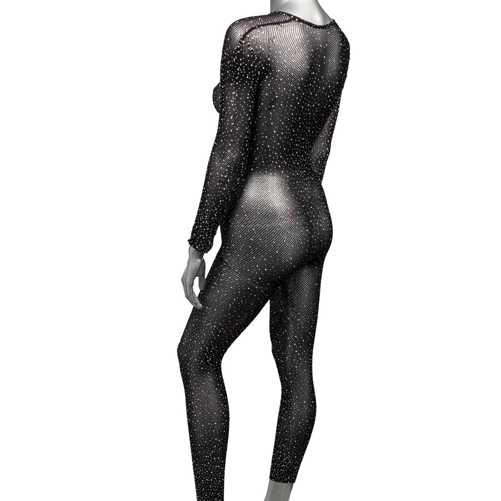 CalExotics Radiance Crotchless Full Body Suit – Crotchless Design – Black