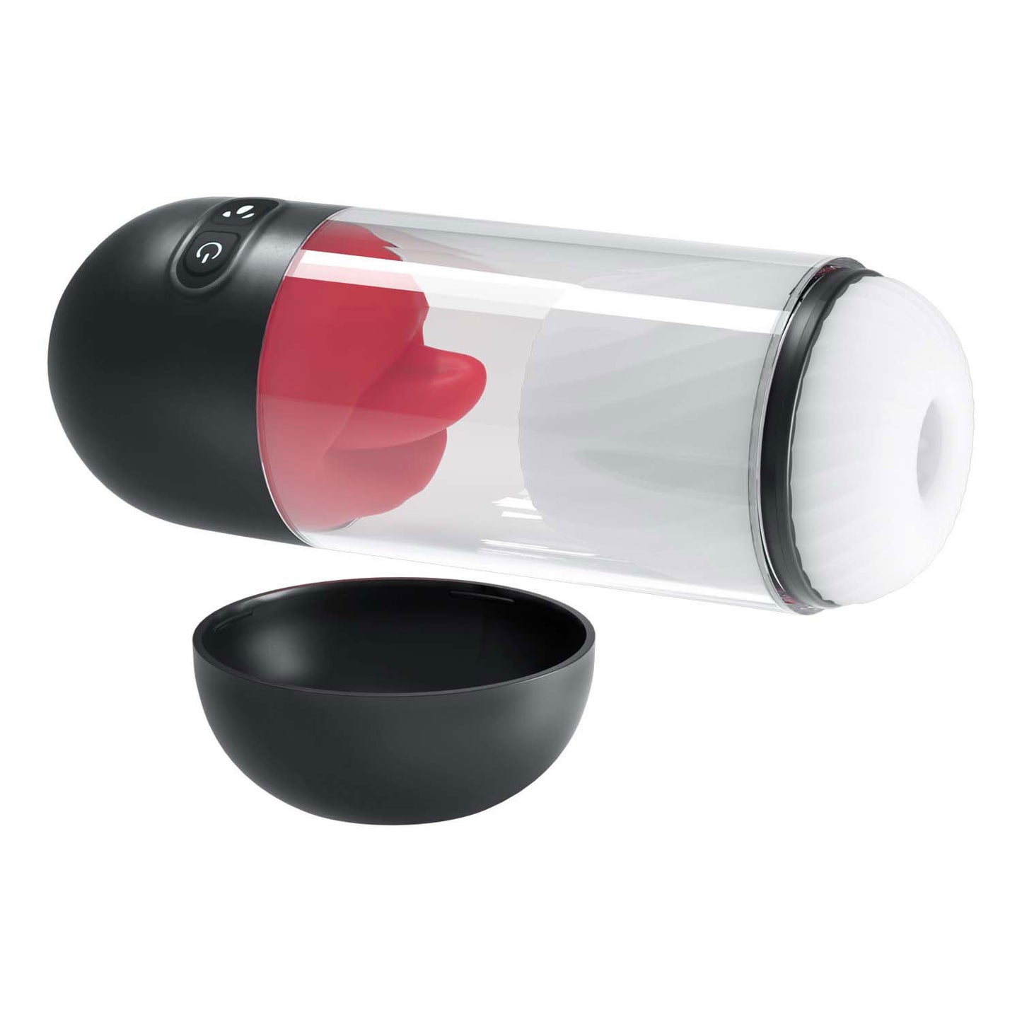 Nasstoys Delite Masturbator with Tongue Action - White