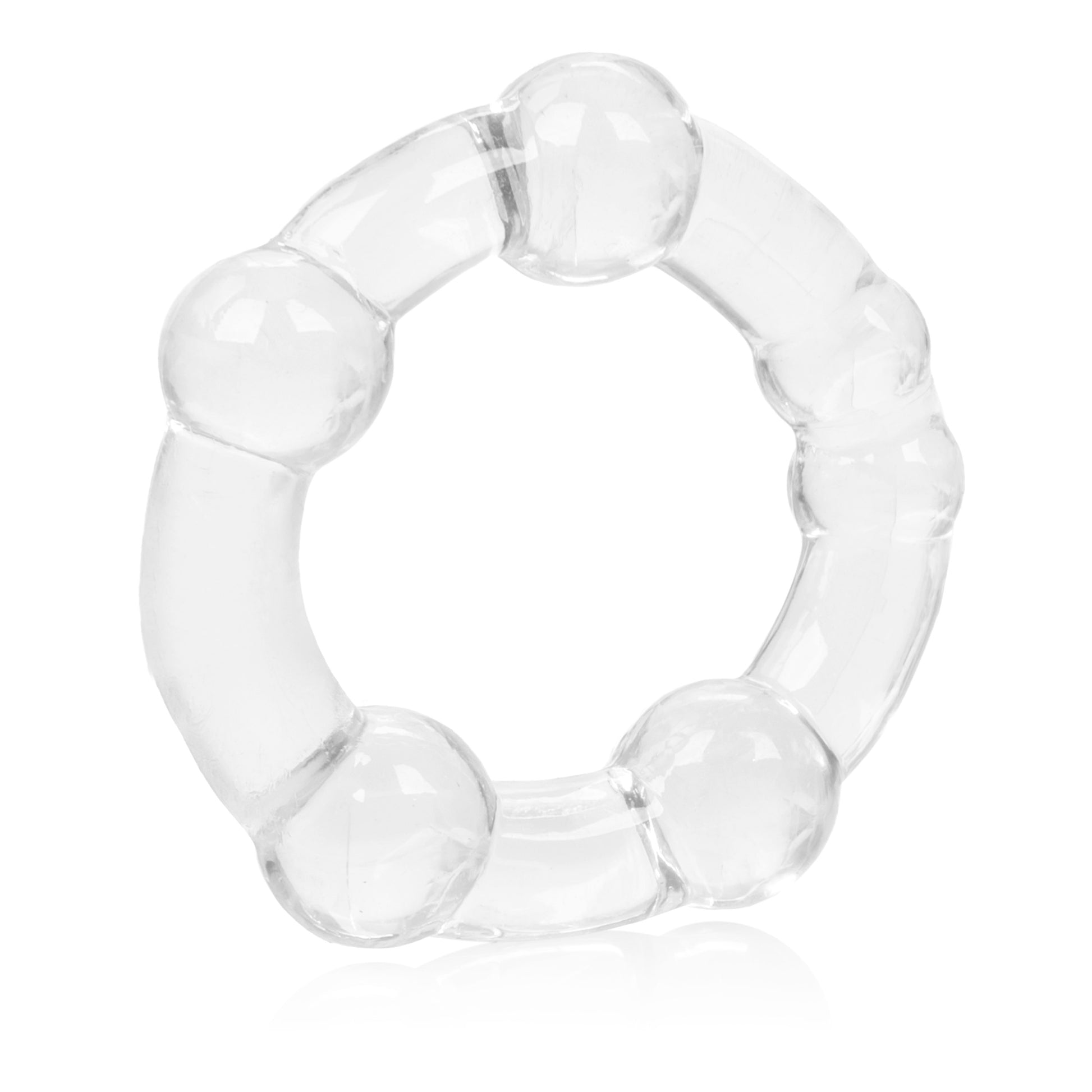 CalExotics Island Rings Beaded Rings – Clear – Waterproof