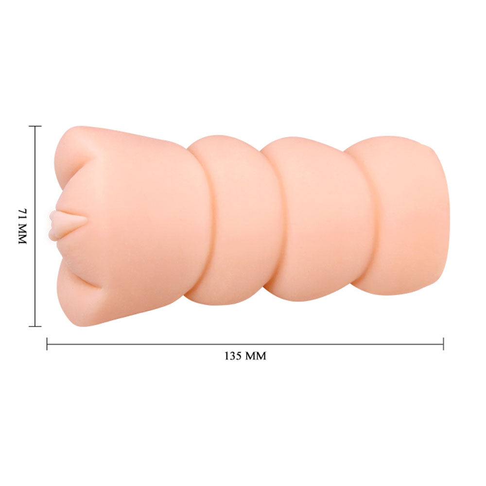 Pretty Love Crazy Bull Vagina Masturbator – Realistic Tight Sleeve – Beige