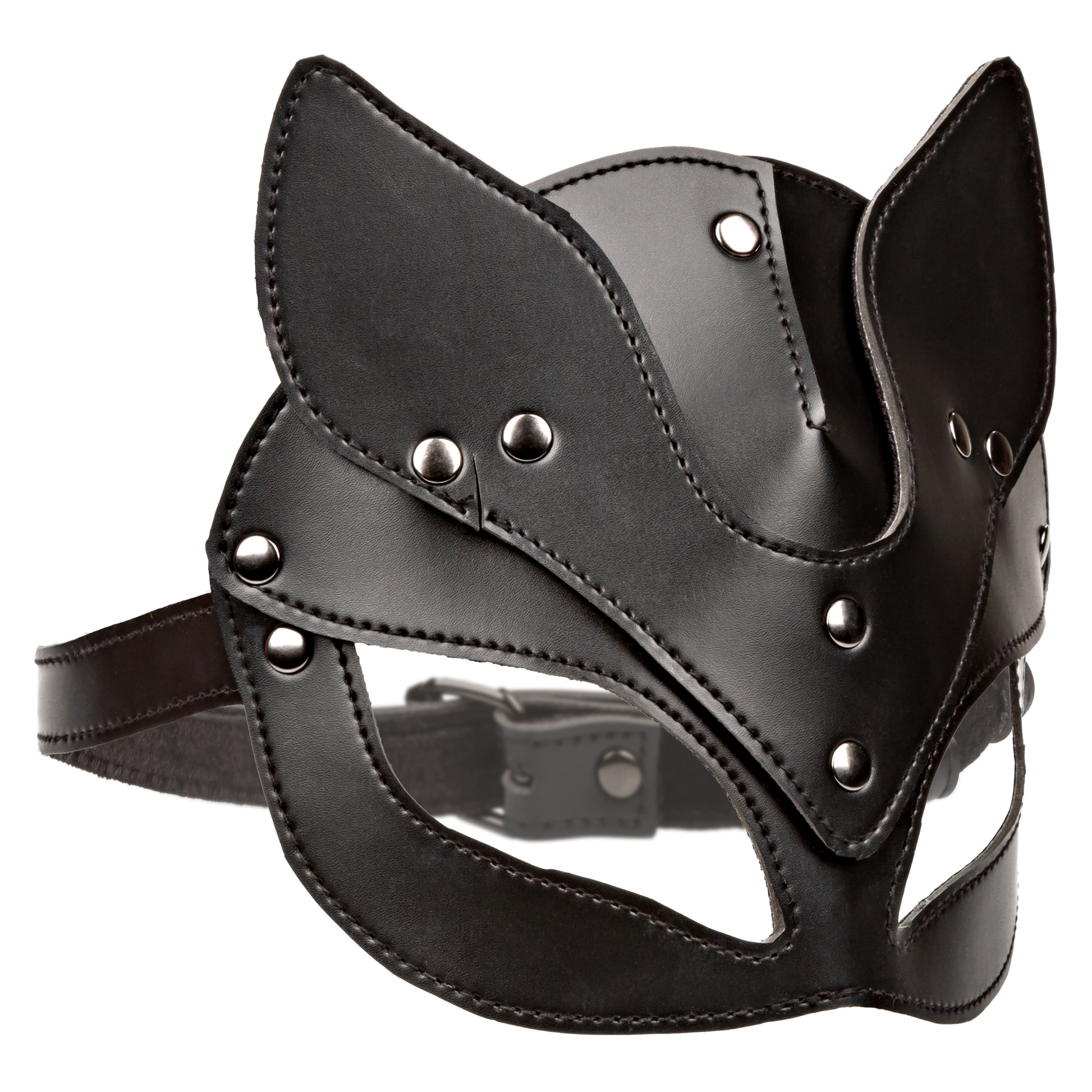 CalExotics Euphoria Collection Cat Mask – Black – Adjustable with Secure Buckle