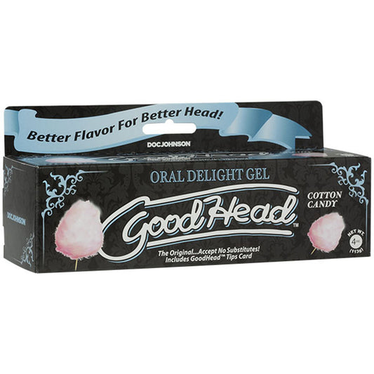 Goodhead Oral Delight Gel - Cotton Candy Flavor - 4 Oz