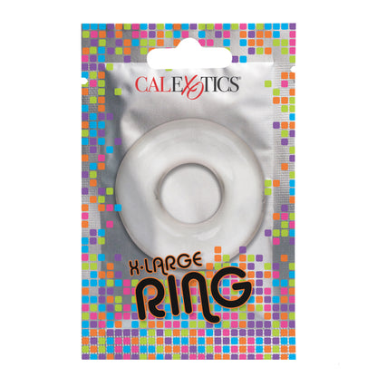 CalExotics Foil Pack X-Large Ring - Clear - Ultra-Thick Cock Ring