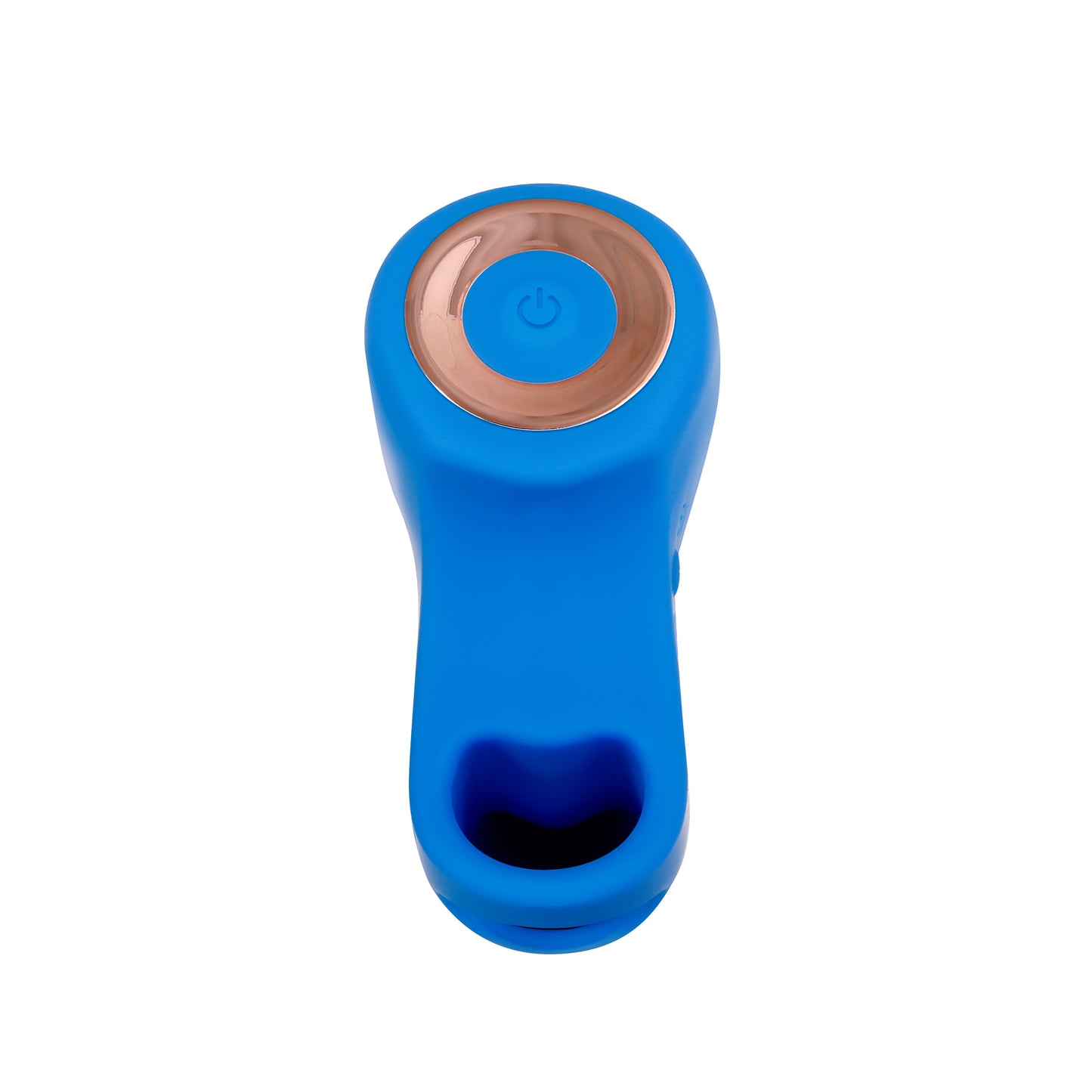 Evolved Novelties Flick It Finger Vibe with Tongue-Flicking Base – Blue