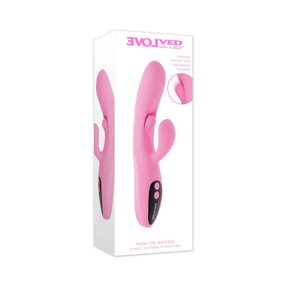 Evolved Novelties Push the Button G-Spot Clitoral Stimulation Device – Pink