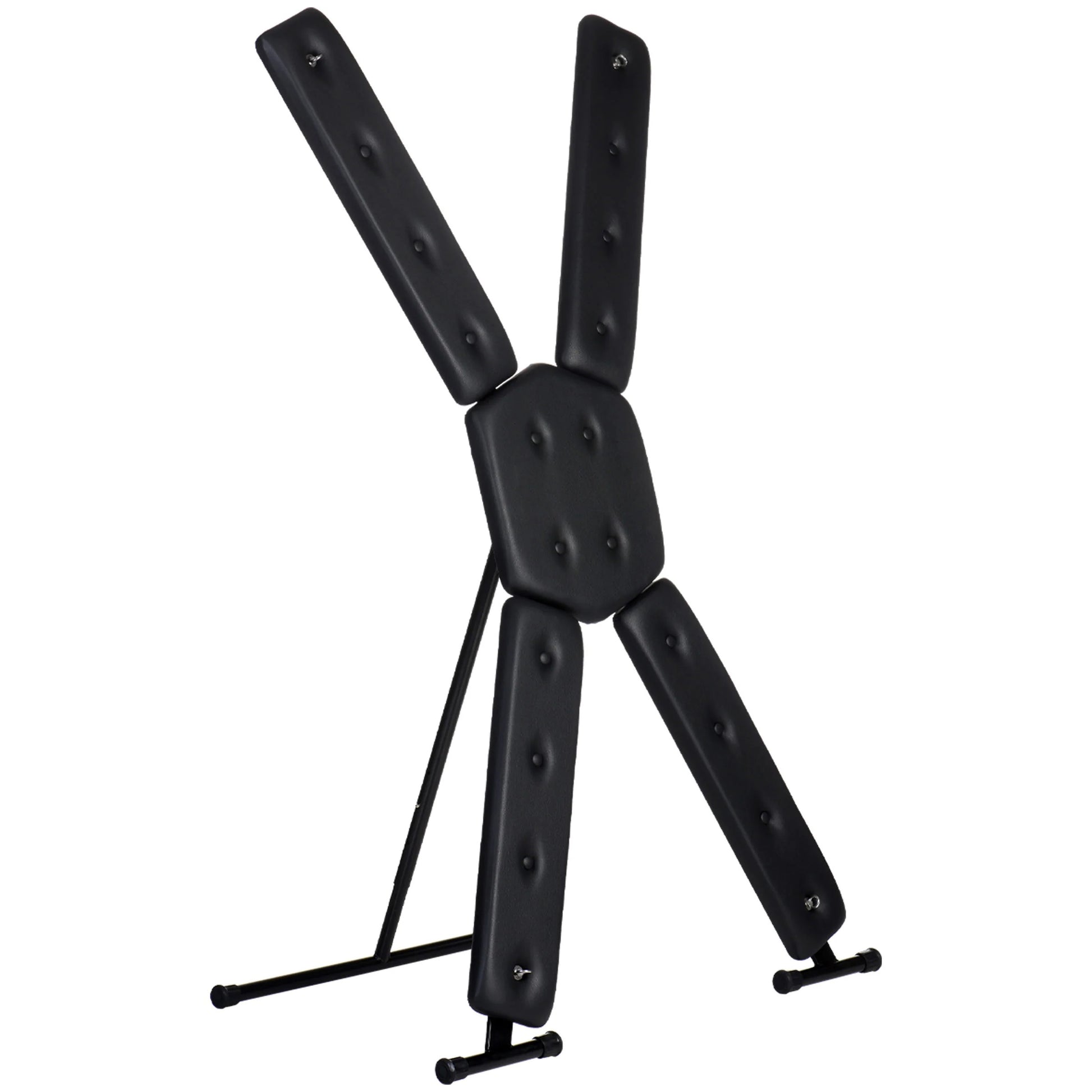 XR Brands St. Andrew's Cross Deluxe - Free Standing BDSM Equipment - Black