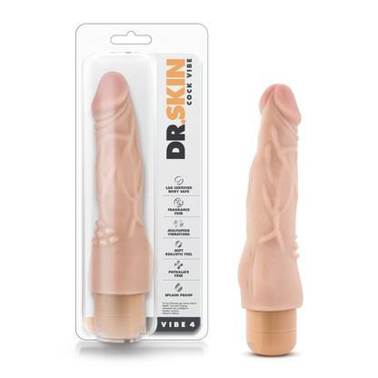 Dr. Skin Vibe #4 Vibrator with Multi-Speed Vibration - Beige