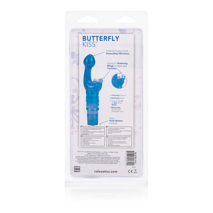 CalExotics Butterfly Kiss Vibe - Blue - Multi-Speed G-Spot Vibrator