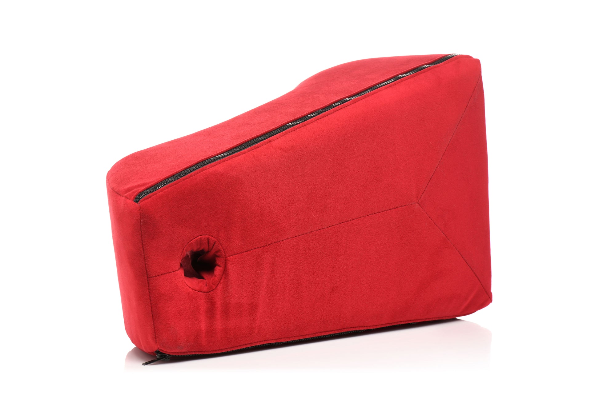 Delux Wand Saddle - Ergonomic Foam Support for Wand Vibrators - Red