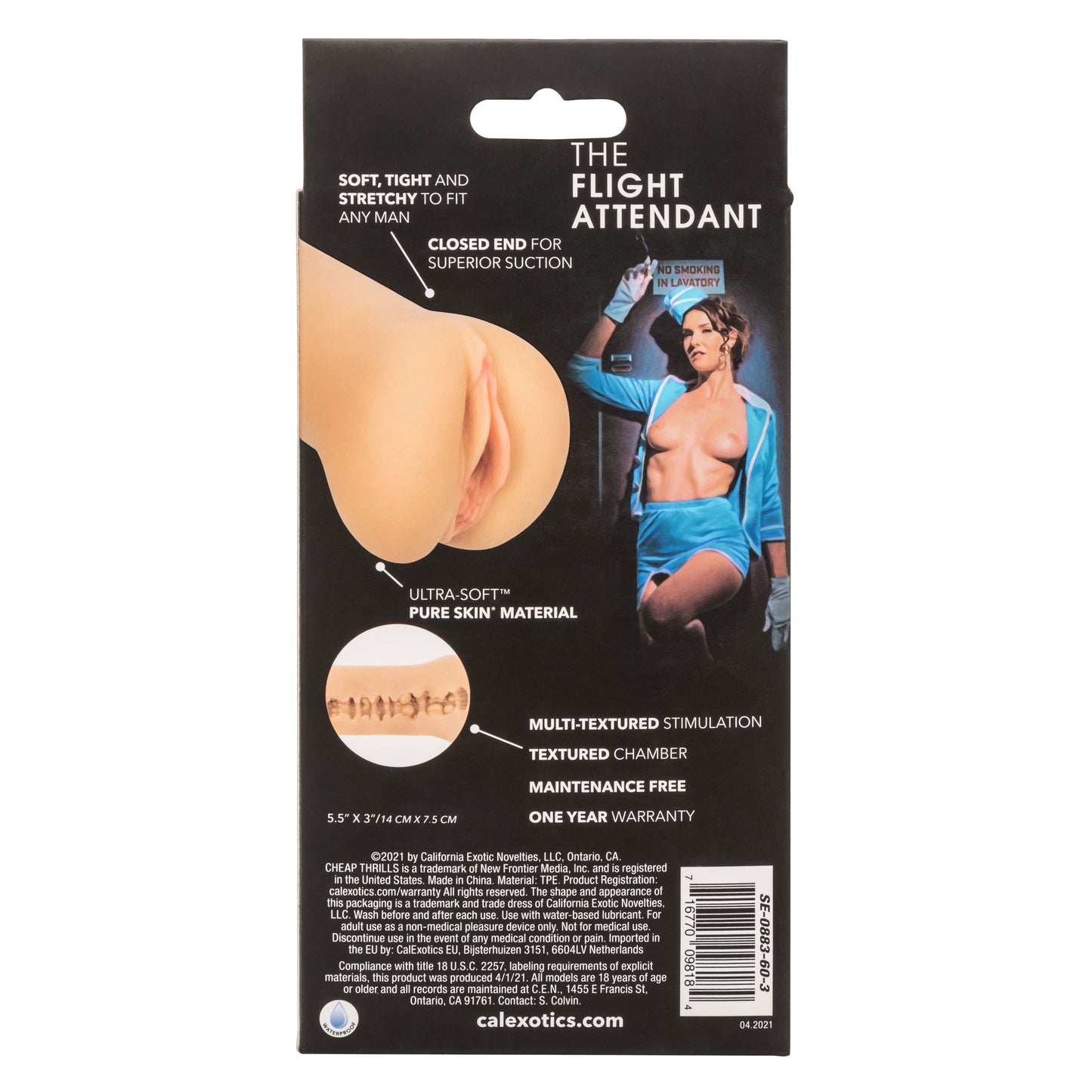 Cheap Thrills The Flight Attendant Male Masturbation Stroker – Beige