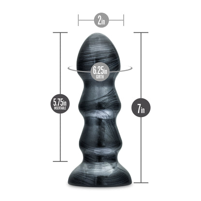 Blush Jet Black Jack Pro-Sized Anal Plug – Carbon Metallic Black