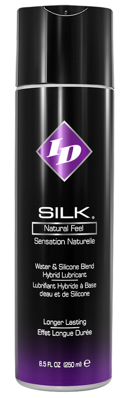 ID Silk Silicone and Water Blend Lubricant 8.5 Oz - Water-Based and Silicone Blend