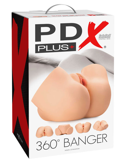 Pipedream 360 Banger Masturbator - Beige - Multi-Position Design