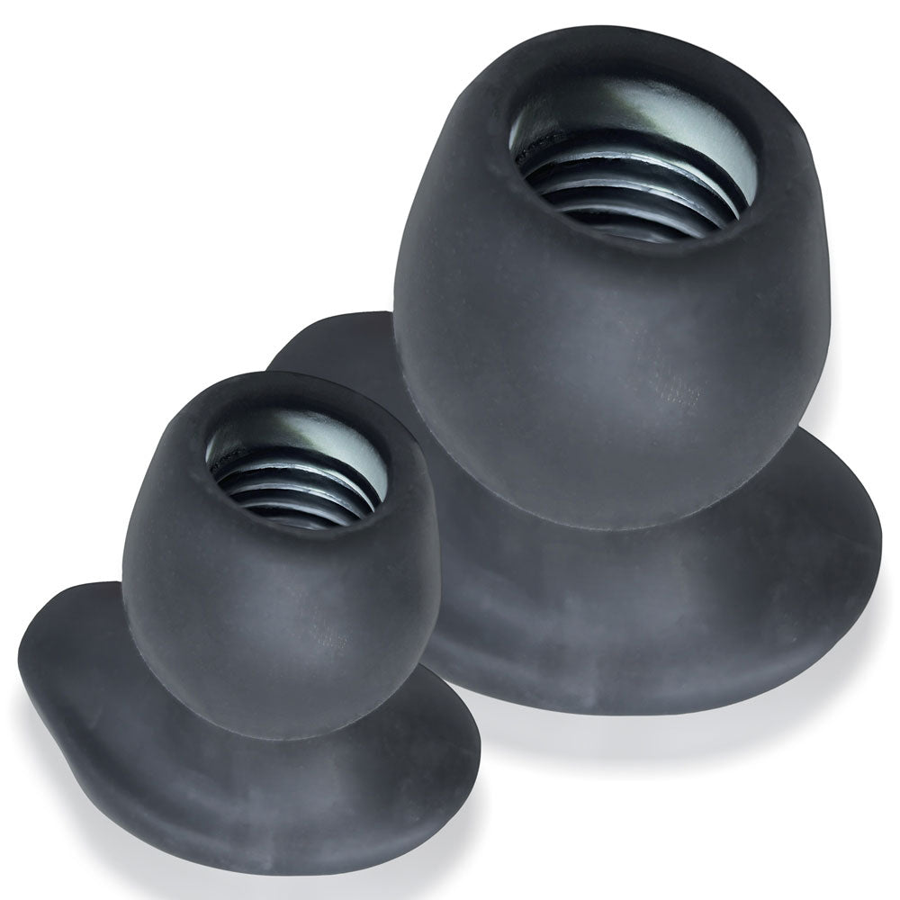 Oxballs Morph Hole 1 Small Silicone Sex Toy - Black Ice