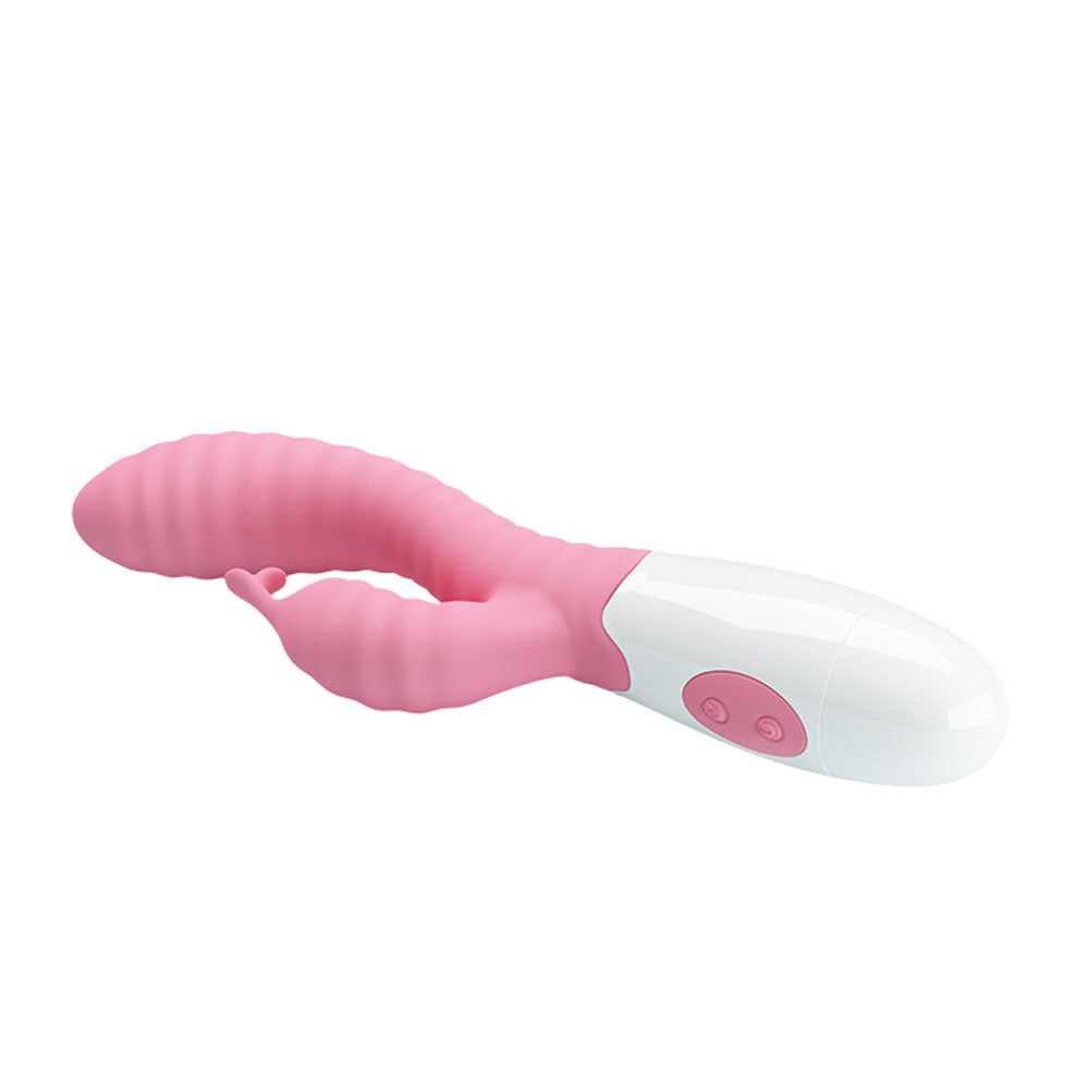 Pretty Love Hyman G-Spot Vibrator - 30 Function Curved Design - Pink