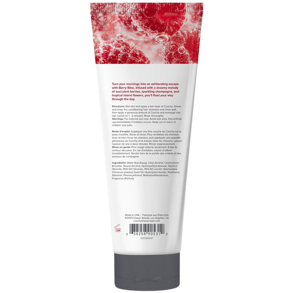 Coochy Shave Cream Berry Bliss – Shaving Cream – 7.2 Fl Oz