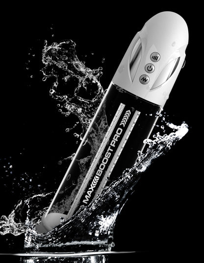 Pipedream Max Boost Pro Flow Penis Pump - Waterproof White