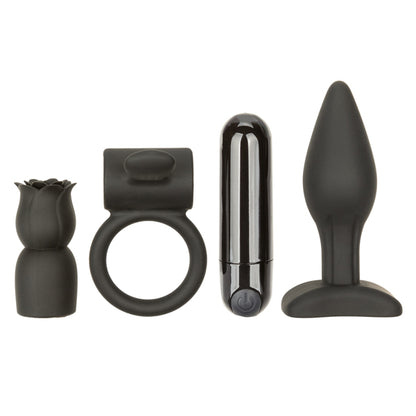 CalExotics Pleasure Kits Allure Collection – Black – Multi-Function Pleasure Kit