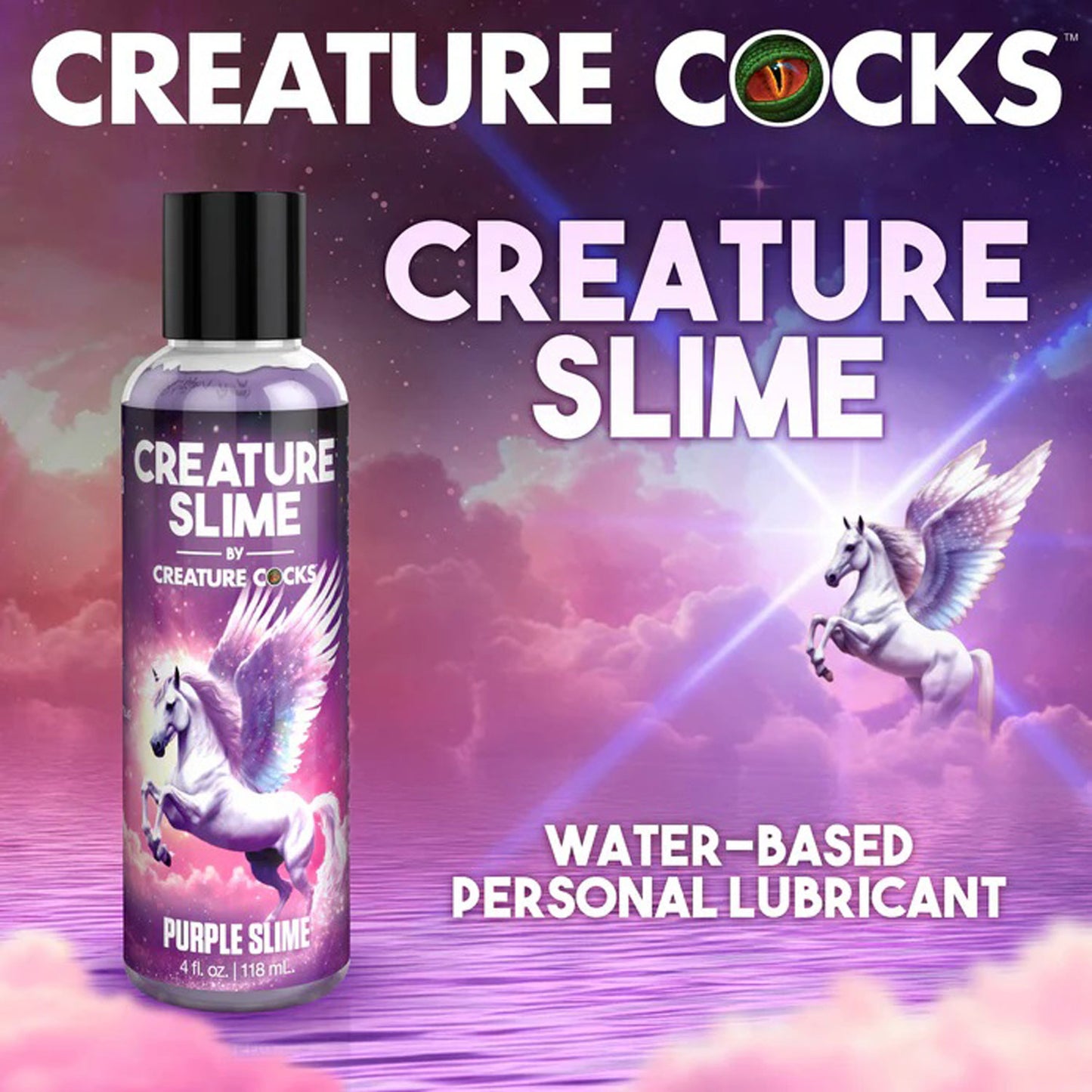XR Brands Creature Slime Purple Water-Based Lubricant