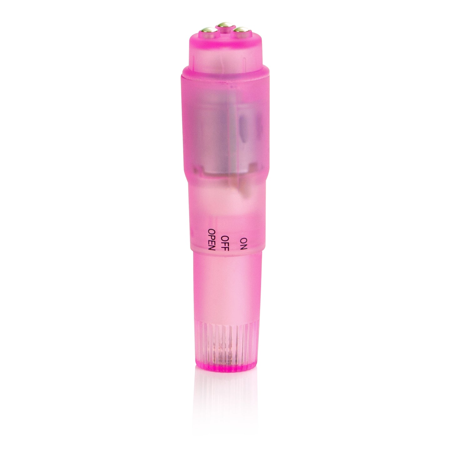 CalExotics First Time Travel Teaser Kit – Pink Pocket Massager with 3 Tips