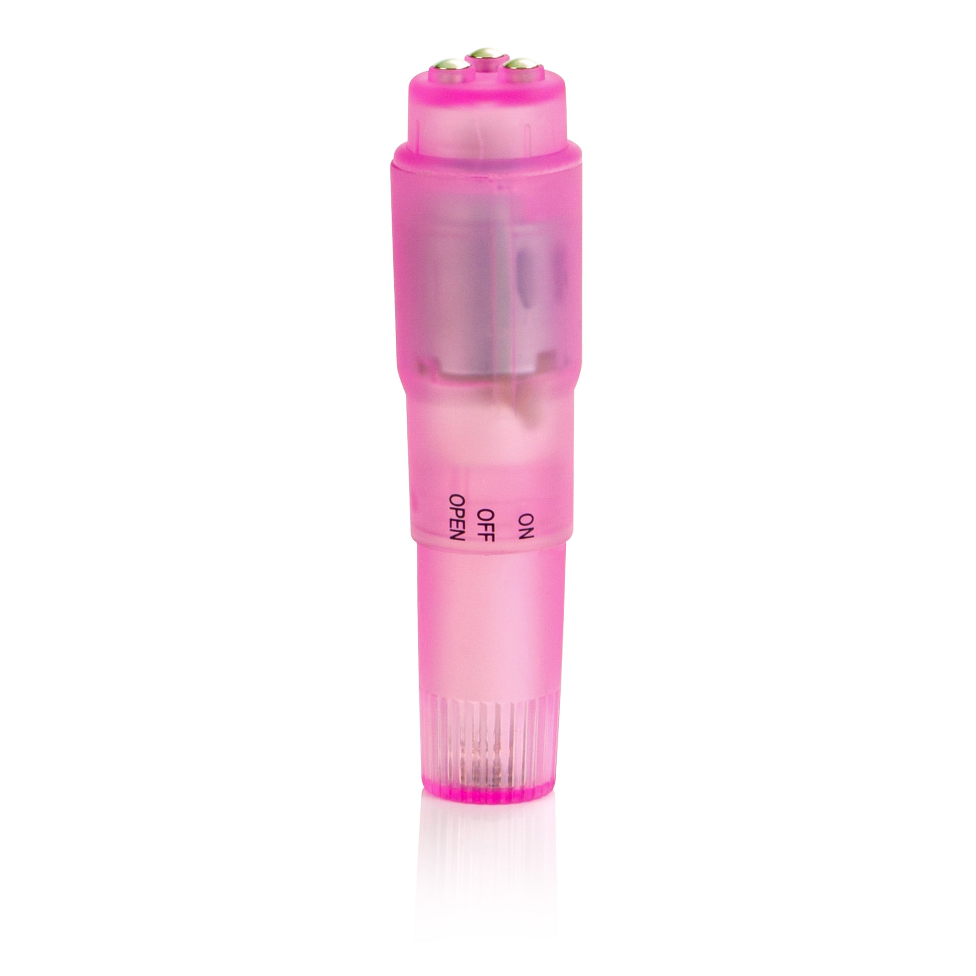 CalExotics First Time Travel Teaser Kit – Pink Pocket Massager with 3 Tips