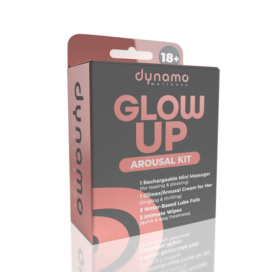 Screaming O Glow Up Intimacy Kit – Mini Massager and Arousal Cream