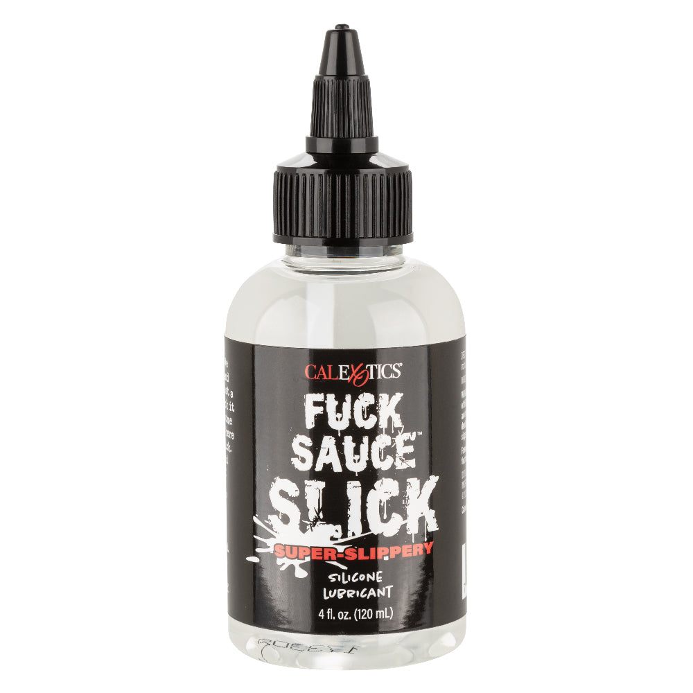 CalExotics Fuck Sauce Slick Silicone Lubricant – 4 Fl. Oz – Silicone-Based, Super Slippery