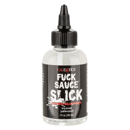 CalExotics Fuck Sauce Slick Silicone Lubricant – 4 Fl. Oz – Silicone-Based, Super Slippery