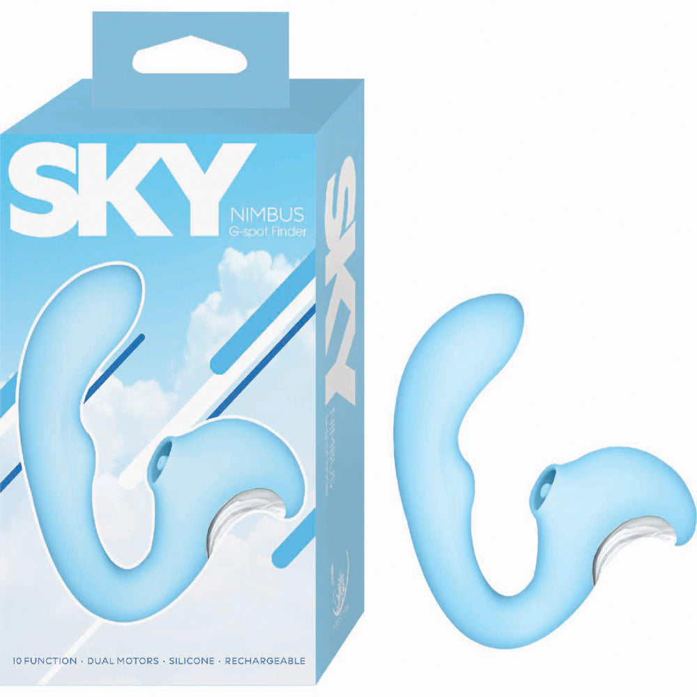 Nasstoys Sky Nimbus G-Spot Vibrator with Dual Motors and 10 Functions – Blue