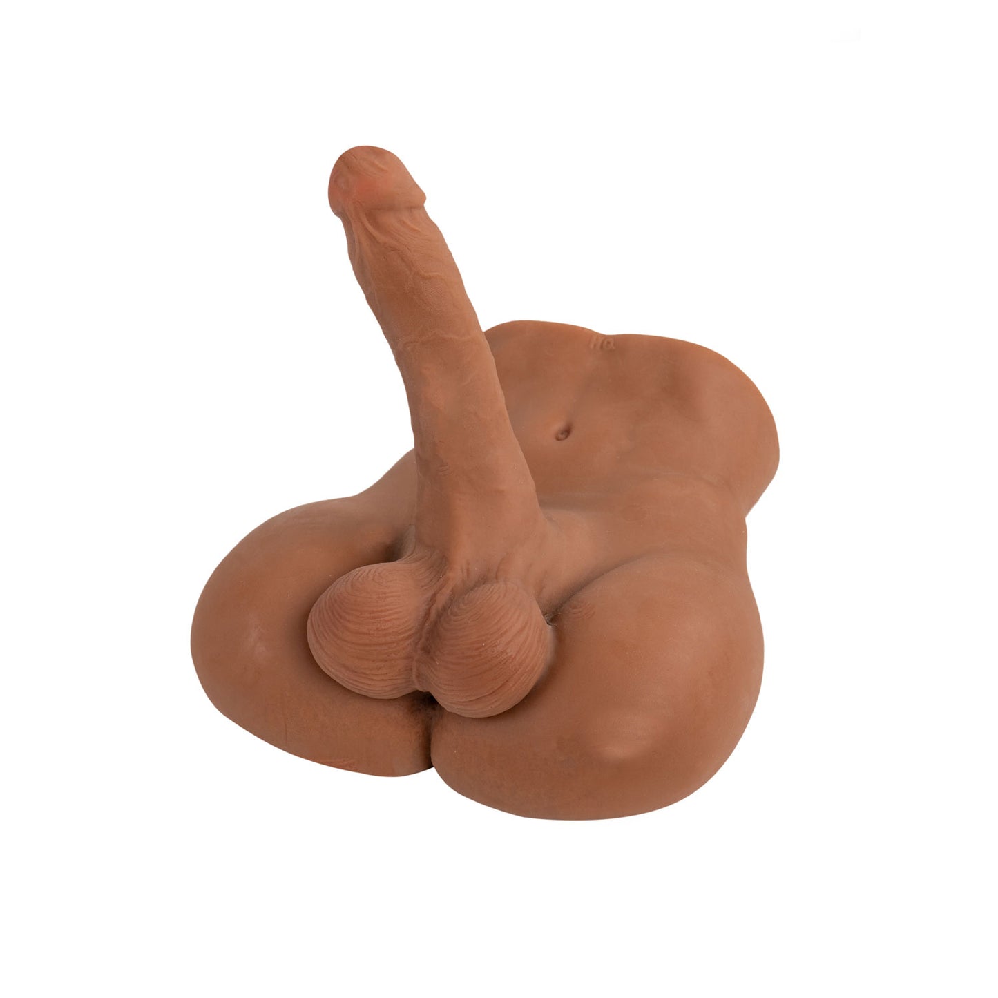 Camtoyz Raw Realistic Torso Landon - Realistic Bendable Male Masturbator - Brown