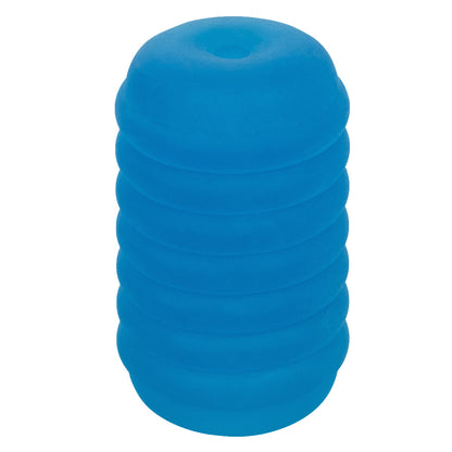 CalExotics Pop Sock Ribbed Stroker – Blue