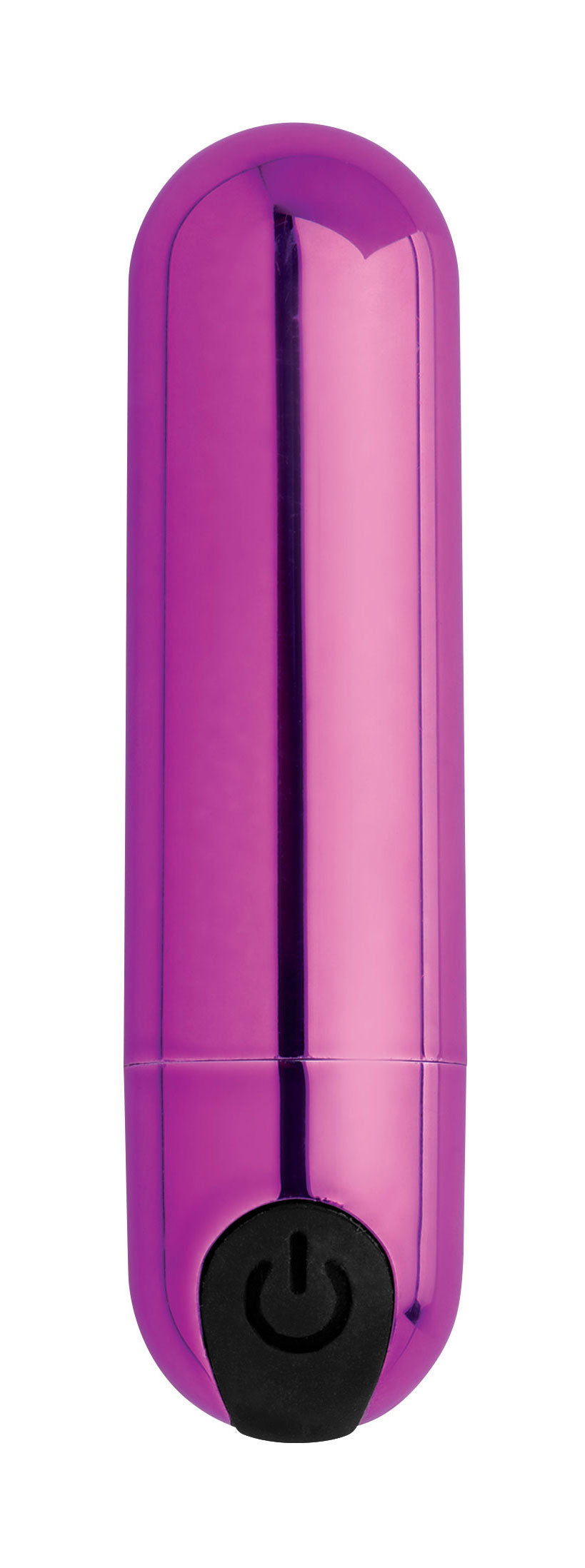 XR Brands 10x Rechargeable Vibrating Metallic Bullet - Purple - 10 Vibration Patterns