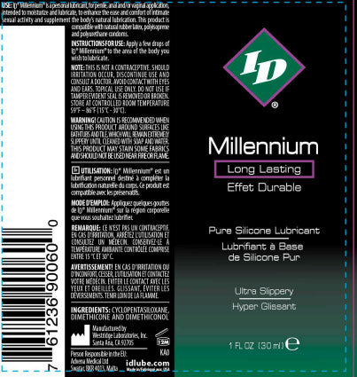 I.D. Lubricants Millennium Display 24ct Silicone-Based Personal Lubricant - 1 Fl Oz Tubes