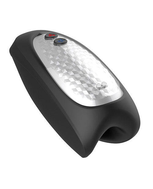 Score Grip 7 Vibrating and Warming Masturbator – Black