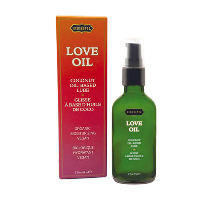 Kama Sutra Love Oil Coconut Oil-Based Lubricant – 2 Oz