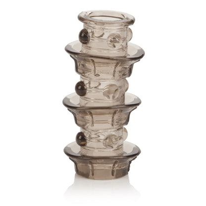 Dr. Joel Kaplan Beaded Girth Ring Triple Stacker – Gray