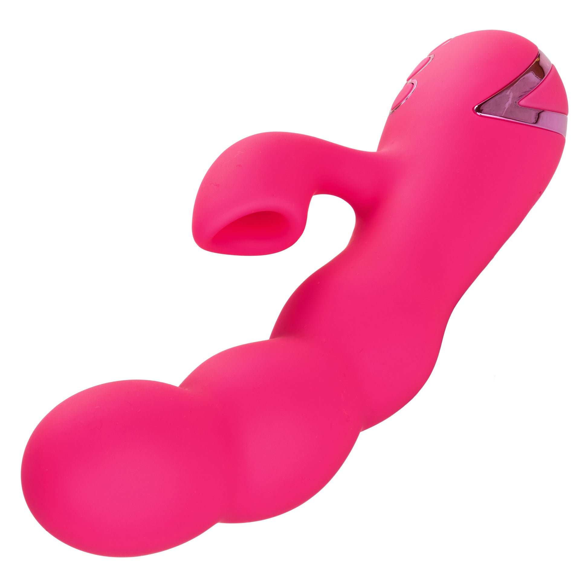 California Dreaming Oceanside Orgasm Massager – Pink with Multi-Function Suction and Vibration