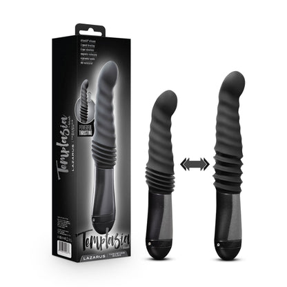 Temptasia Lazarus Thrusting Dildo with G-Spot Stimulation - Black