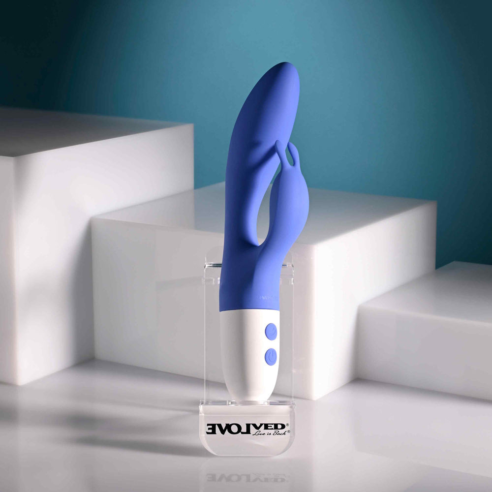 Evolved Novelties Funny Bunny G-Spot Vibrator with Clitoral Stimulation – Purple
