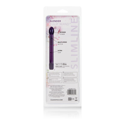 CalExotics Slender Tulip Wand – Ultra-Thin Vibrating Wand – Purple