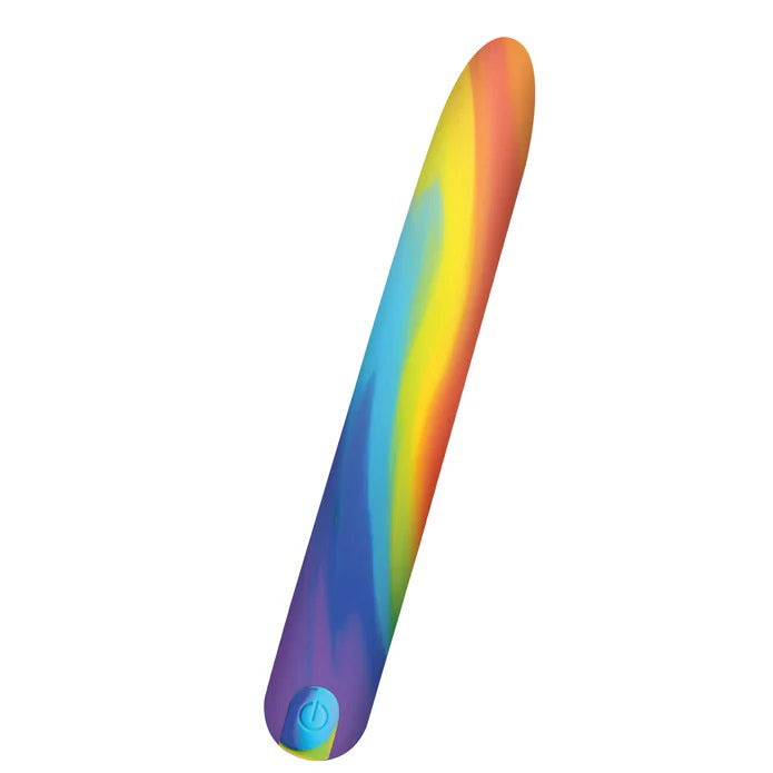 XR Brands Rainbow Silicone Vibrator – Multi-Speed, Waterproof