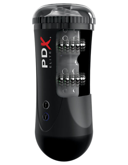 Pipedream Moto Stroker Automatic Thrusting and Vibrating Stroker – Black