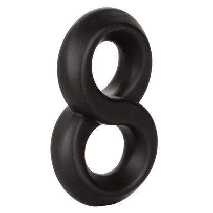 CalExotics Ultra-Soft Crazy 8 Dual Enhancer Ring – Black