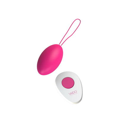 VeDO Peach Rechargeable Vibrating Egg - Foxy Pink - 10 Vibration Modes