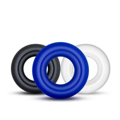 Blush Stay Hard Donut Rings – Cock Rings for Enhanced Stamina – Multi