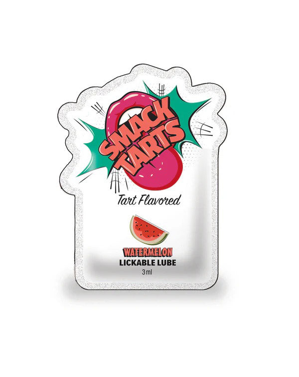 Little Genie SMACK Tarts Lube 3ml Pouch Display – Sour Watermelon