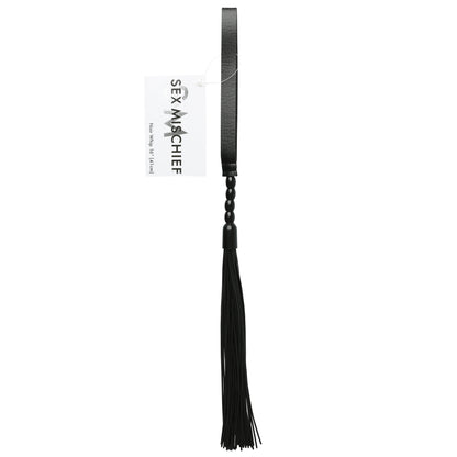 Sportsheets Sex and Mischief Beaded Flogger – Black