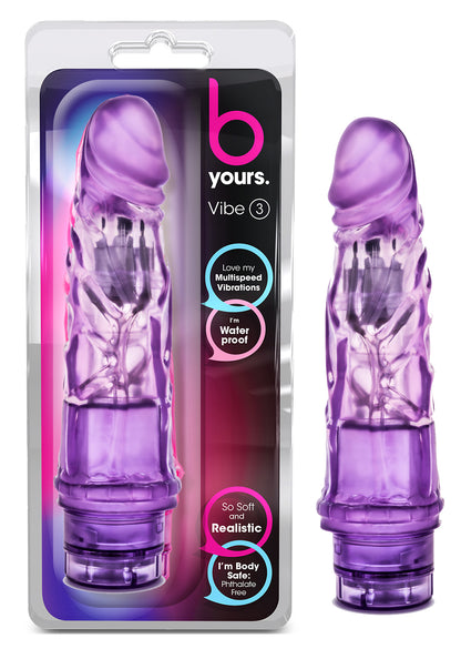 Blush Cock Vibe #3 Vibrating Device – Purple